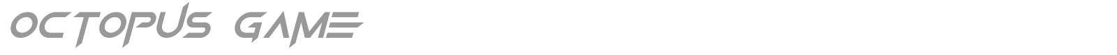 Octopus Game font preview